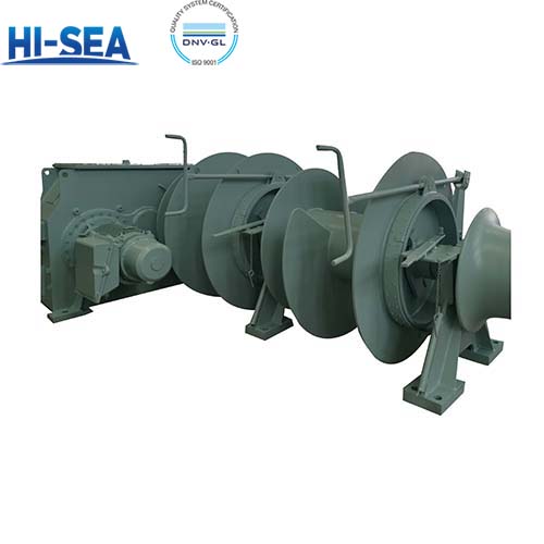 Marine Electric Double Drum Winch